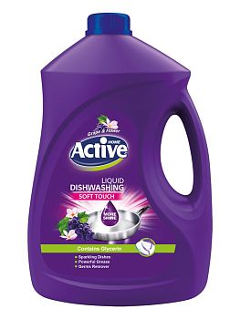 Гель-концентрат для мытья посуды ACTIVE Иран "Виноград" 3500мл (9549) 1/4