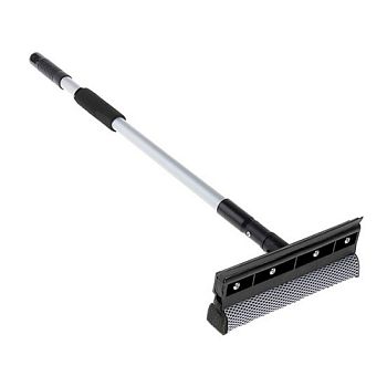 Окномойка Марья Искусница KD-W01, 20см (сетка) телескоп.ручка алюминий 100см арт.215352