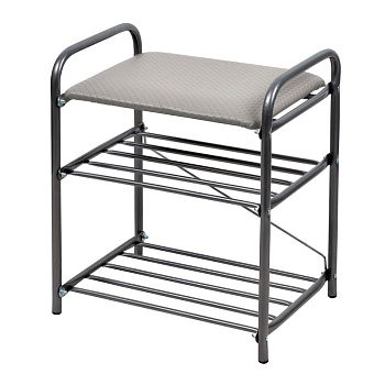 Этажерка-банкетка 1 (Б1/С серый) НИКА