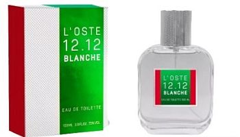 Туал.вода д/мужчин "L`oste 12.12 blanche" L 100мл 1/12