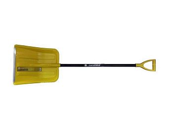 Лопата снег Гардения ФОБОС 405*450 ал.планка,фиберглас.черенок,V-ручка d32 100609