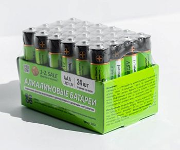 Батарейки 1-2. sale LR03/286/AAA BOX24 E1M алкалин