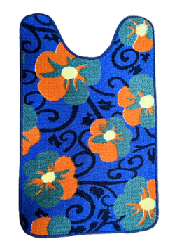 Коврик для туалета 50*80 рез.основа ворс Китай 1/50 Коврик для туалета 50*80 рез.основа ворс Китай 1/50