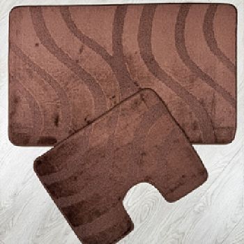 Коврик набор 50*80 40*50 MAXIMUS SYMPHONY (2599 CHOCOLATE)