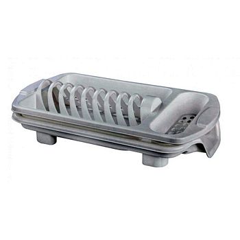 Сушилка для посуды со сливом белая М6242 г.Октябрьский/6шт