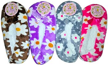 Носки Ж. дом Следки Ромашки Бант 12/180 Носки Ж. дом Следки Ромашки Бант 12/180