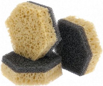 Губка для посуды пористая TIO 3шт 
