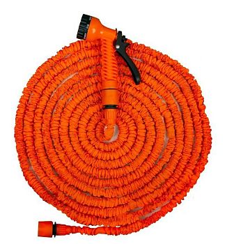 Шланг полив.Растяг.37м.перех.+Пистолет МЕТАЛЛ 3/4