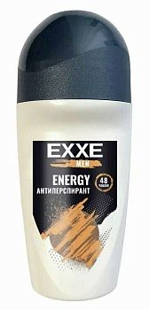 Дезодорант антиперспирант (ролик) EXXE MEN мужской  ENERGY , 50 мл (1119) 1/12