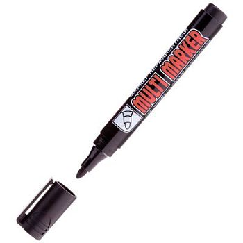 Маркер перманентный Crown "Multi Marker черный 3 мм 12 штук