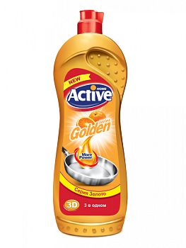 Гель-концентрат для мытья посуды ACTIVE Иран "Апельсин" 750мл (0409) 1/12