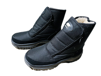 Дутики М Фтора 619 кор,2 молнии, черн р 40-45 6п *