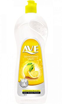 Средство для мытья посуды "AVE" Лимон, 750 мл. (3455)/12шт.								