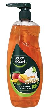 Гель-бальзам для мытья посуды Master FRESH GOLD МАНГО, 1000мл 1/12 С0007441