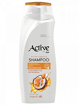 Шампунь ACTIVE Иран Care&beauty С кокос маслом и витамином В5 д/сух. вол. 350мл Оранж (9174) 1/12