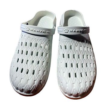 Сабо мужские. Пенка Манул СПМ-1 белые 6пар/30