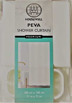 Штора для ванной 180*180см.Однотонные. цвет молоко Арт. 5794 Штора для ванной 180*180см.Однотонные. цвет молоко Арт. 5794