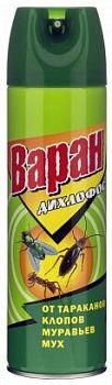 Дихлофос Сибиар "Варан" 440 мл. Универсальный от всех насекомых Без запаха 12шт 04.244.21