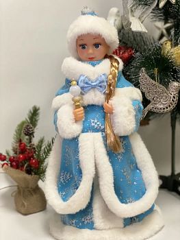 Фигура Снегурочка 40см (поет) 1/15