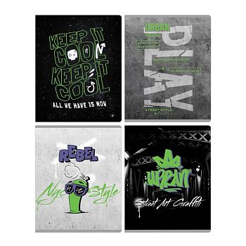 Тетрадь 60 листов клетка Urban art Т5ск60 11931