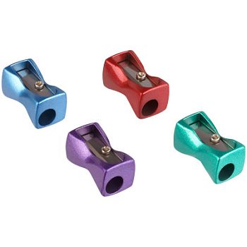 Точилка метал.  ArtSpace "Metallic", 1 отверстие, ассорти SR_44522