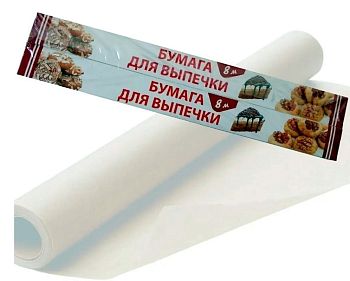 Бумага для выпечки 38см*8м в футляре 1/24шт