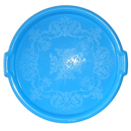 поднос круглый голуб 24920