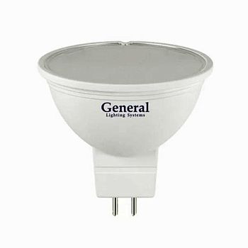 Лампа свет. General MR16 GU5.3  7W-3000K 2K 50*50 ?/?