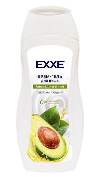 Гель-крем для душа EXXE Увлажняющий "Авокадо и пион", 400 мл 1/6 С0007592