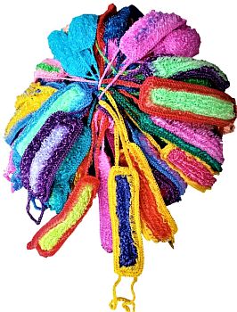 Мочалка для тела Массажка ручная вязка