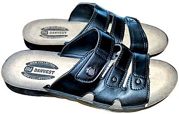 Сланцы М. ФРИВЕЙ ML-3-1 иск.кожа,черный р.41-45 6п *