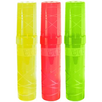 Пенал-тубус 195*45 Стамм "Creative"пластик ассорти ПН35