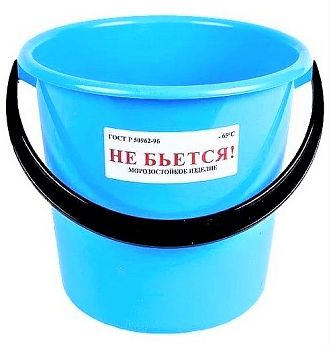 Ведро 5л ОНЕСТ пищевое (голубой) В5-01 5шт