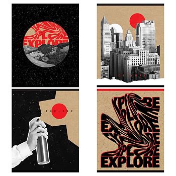 Тетрадь 60 листов клетка Explore Т5ск60 12062