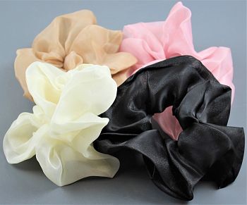 Резинка д/волос Капрон цветной большая ААА-193А 1/20