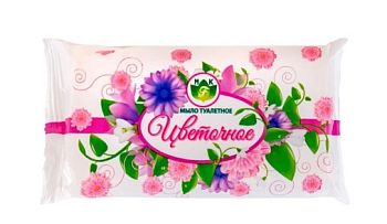 Мыло туалетное "Цветочное" Flora 100гр/90шт