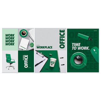 Тетрадь 80л КЛЕТ А4 BG "Office" суперэконом /3 Т4ск80 60326