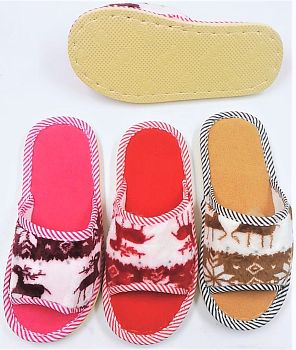 Тапочки Ж. дом Олень открытый нос 12/120 Тапочки Ж. дом Олень открытый нос 12/120