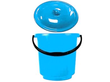 Ведро 10л ОНЕСТ пищев с крышкой (голубой) ВК-02 10шт