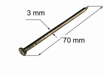 Гвоздь 3*70 (22кг)