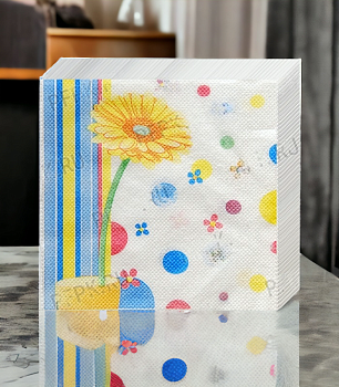 Салфетки бумажные DESNA DESIGN "Джинс" 24*24 1-слойные 40листов/32шт