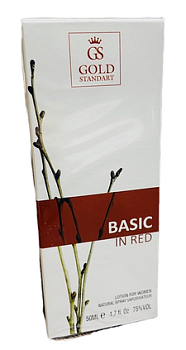 Лосьон для женщин/спрей "Gold standart Basic in red" 50мл 1/12