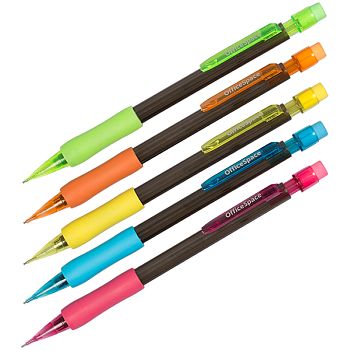 Карандаш чернографитный механический OfficeSpace грип 0,7 мм 