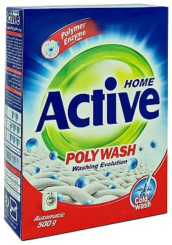 Порошок стир ACTIVE Иран автомат Poly Wash 450г (0996) 1/24