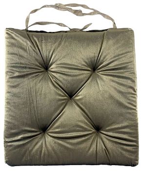 Сидушка на табурет поролоновая с завязками 40*40  Сидушка на табурет поролоновая с завязками 40*40