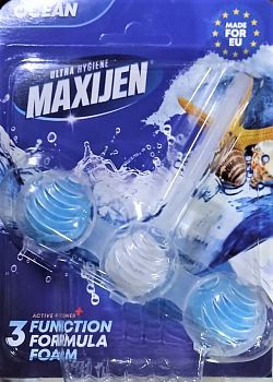 Блок освежитель д/унитаза SVO МАКСИДЖЕН ECO OCEAN 48г 1/60