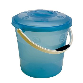 Ведро 9 литров фирменное с крышкой Бриг