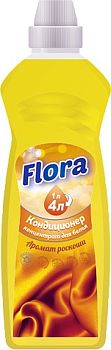 Кондиционер (концентрат) для белья Flora Аромат роскоши 1л 1/12