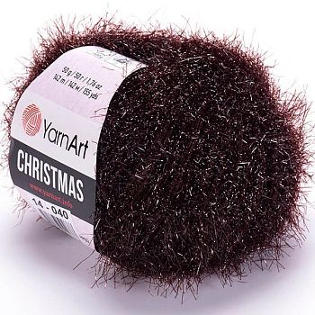Пряжа CHRISTMAS (14) коричневый (в уп.10шт)  Пряжа CHRISTMAS (14) коричневый (в уп.10шт)