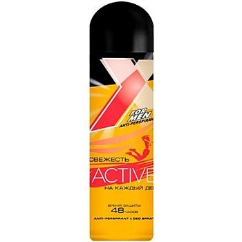 Дезодорант антиперспирант X Style Active MEN, 145 мл 1/?